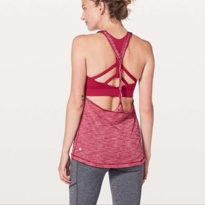 Lululemon Twist And Toil Tank Red Size 4